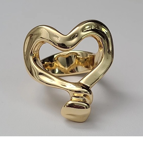 Uno De 50 Ring - NAILED HEART -  Gold  - Various Sizes - Picture 3 of 14